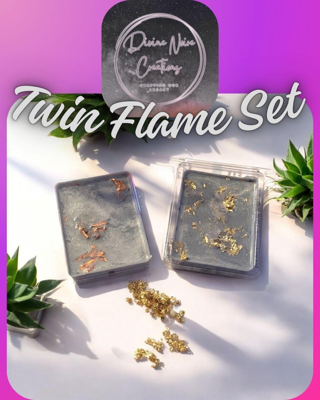Homme Noir & Femme Noire Twin Flame Wax Melts (2)