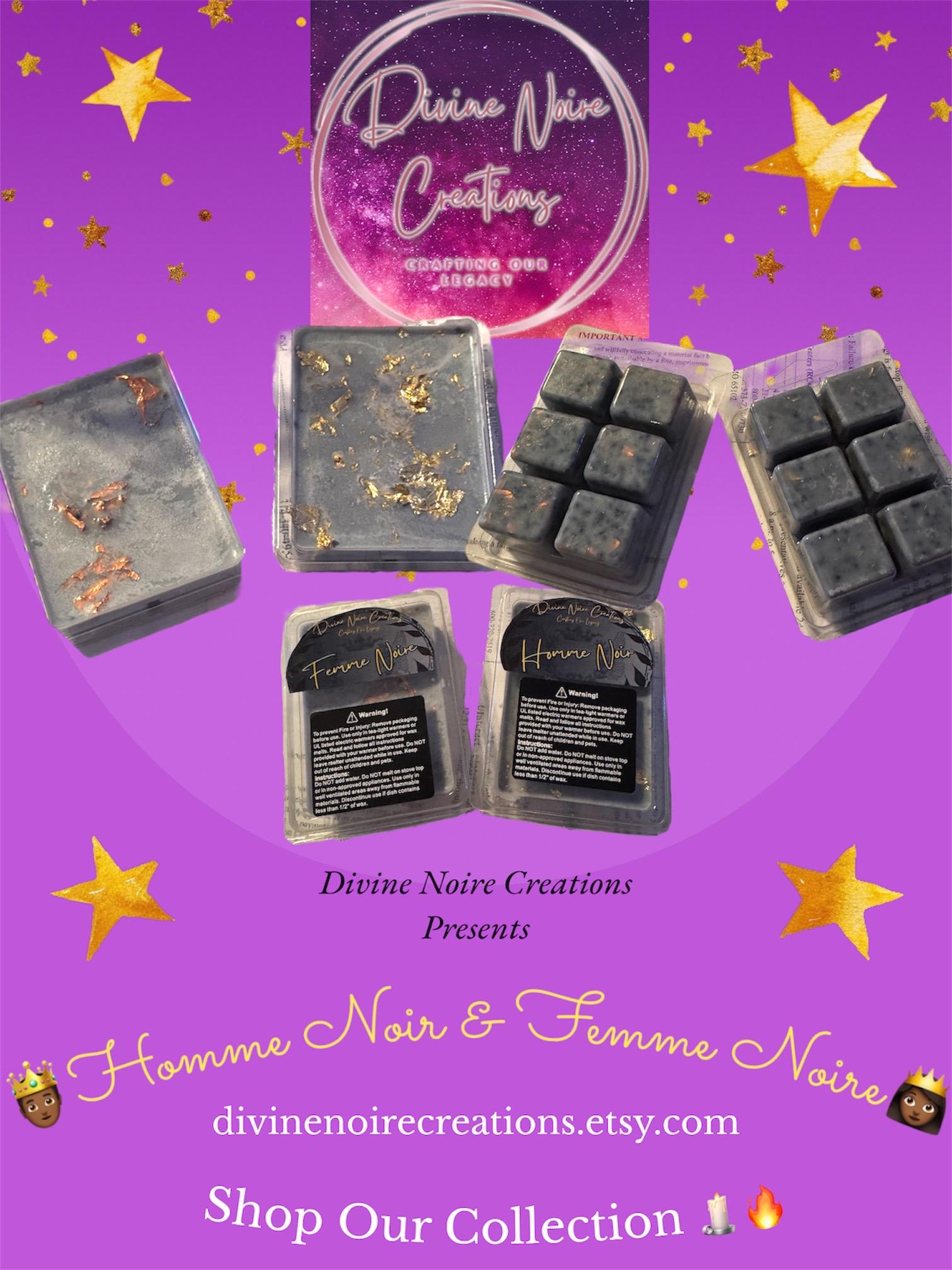 Homme Noir & Femme Noire Twin Flame Wax Melts (2)