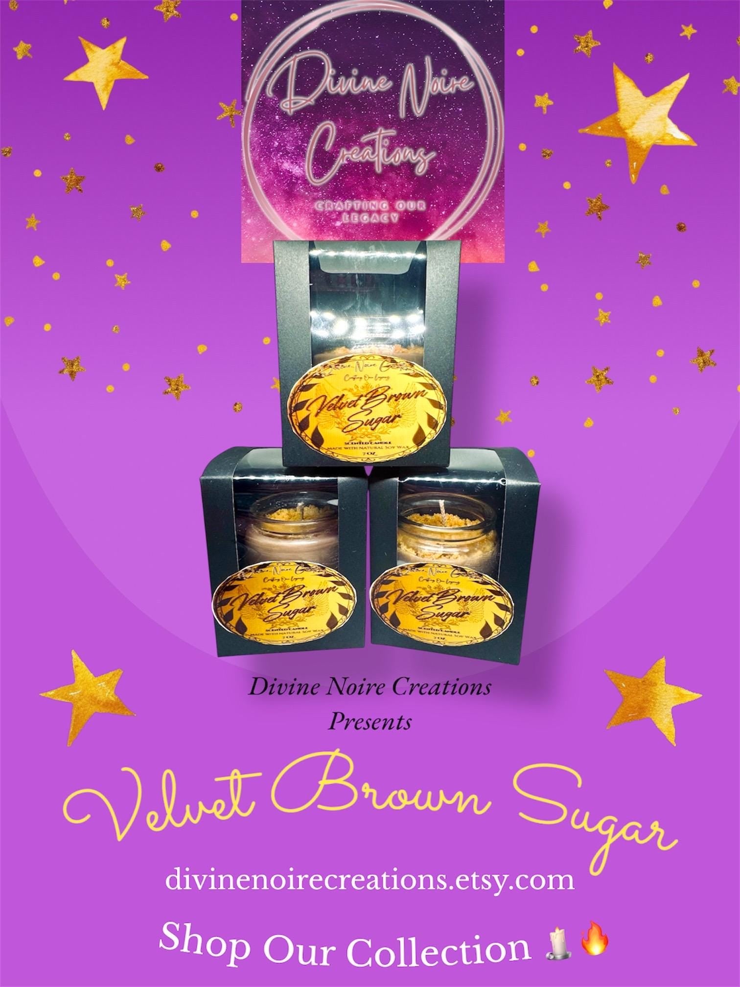 Velvet Brown Sugar Candle 7 oz