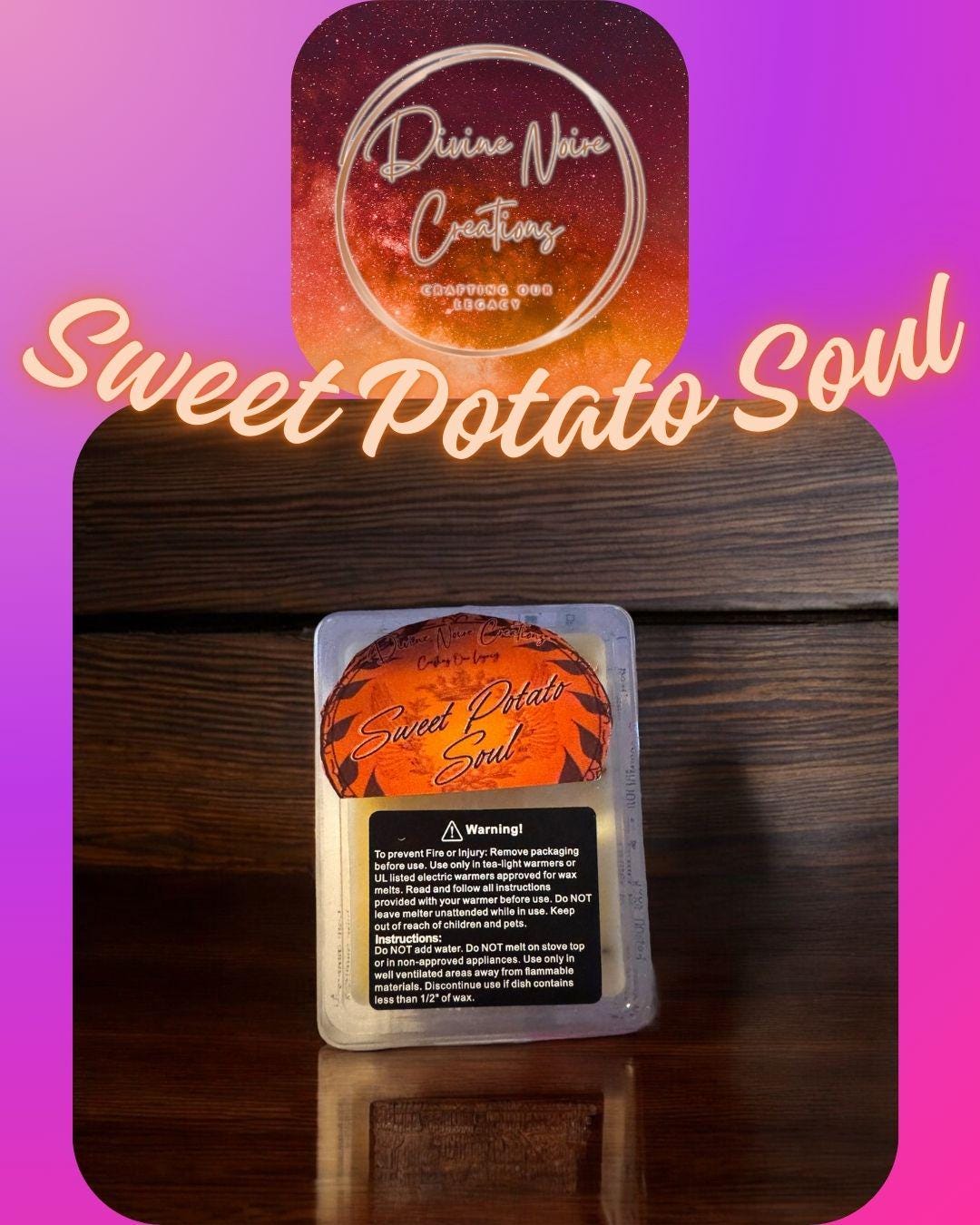 Sweet Potato Soul Wax Melt (1)