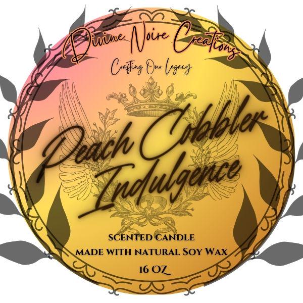 Peach Cobbler Indulgence Candle 16 oz