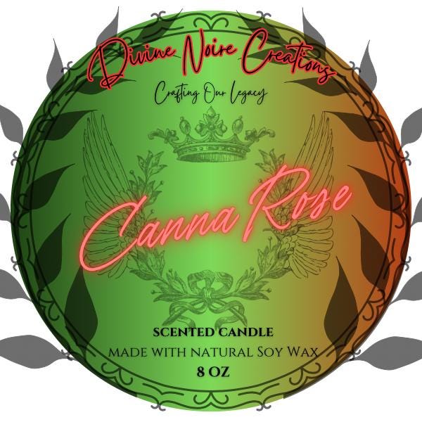 CannaRose Candle 8 oz